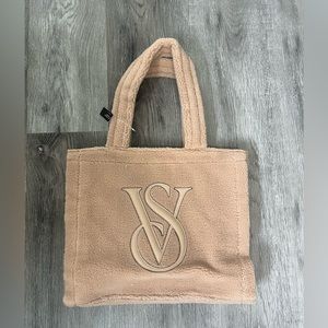 Victoria’s Secret fuzzy tote bag